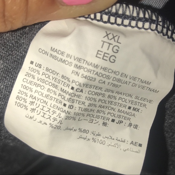 Black top with Lace on shoulders. - Picture 5 of 5